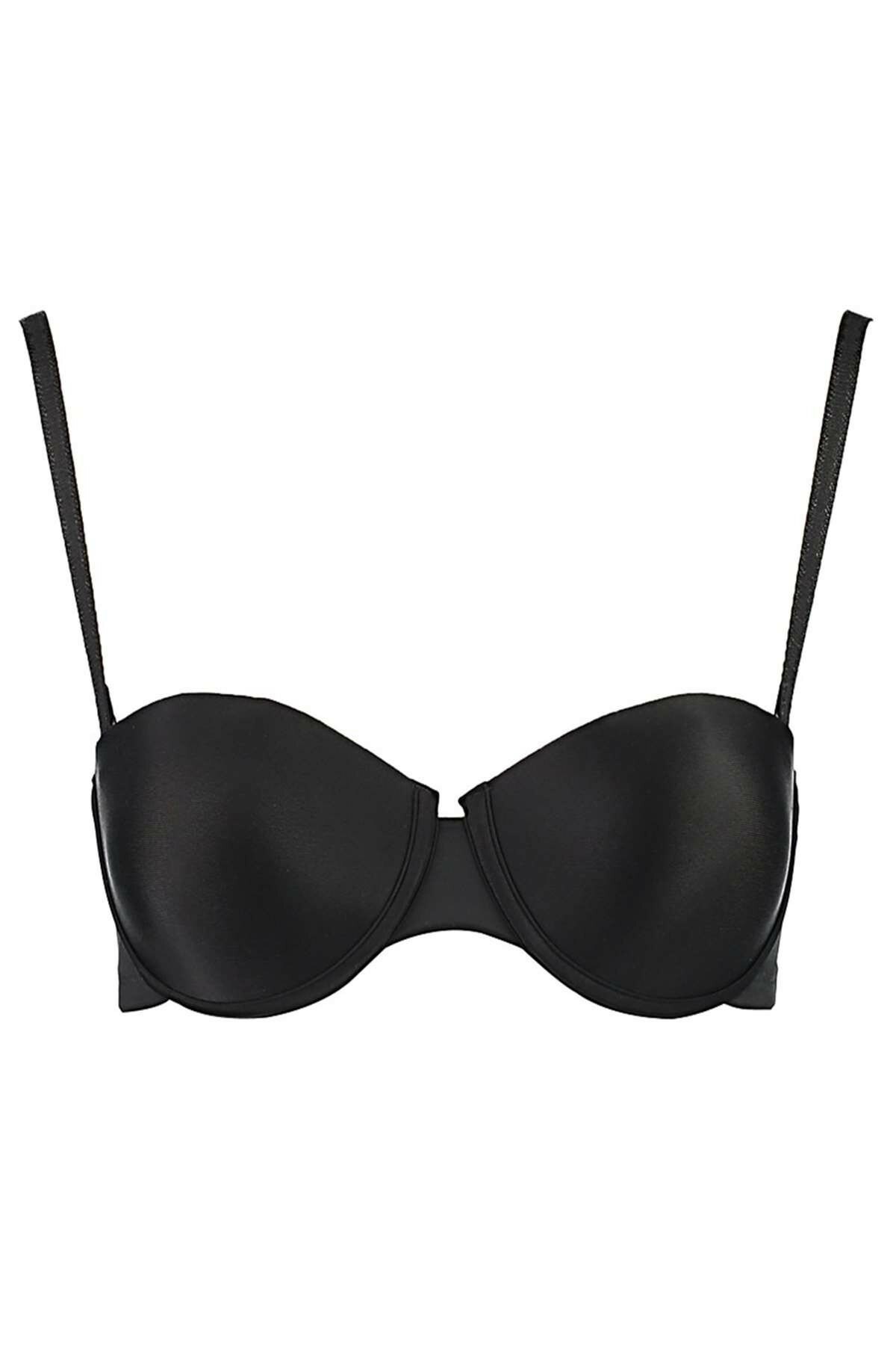 Dantel Detaylı Dolgusuz Sütyen Orkide 4550 - Siyah