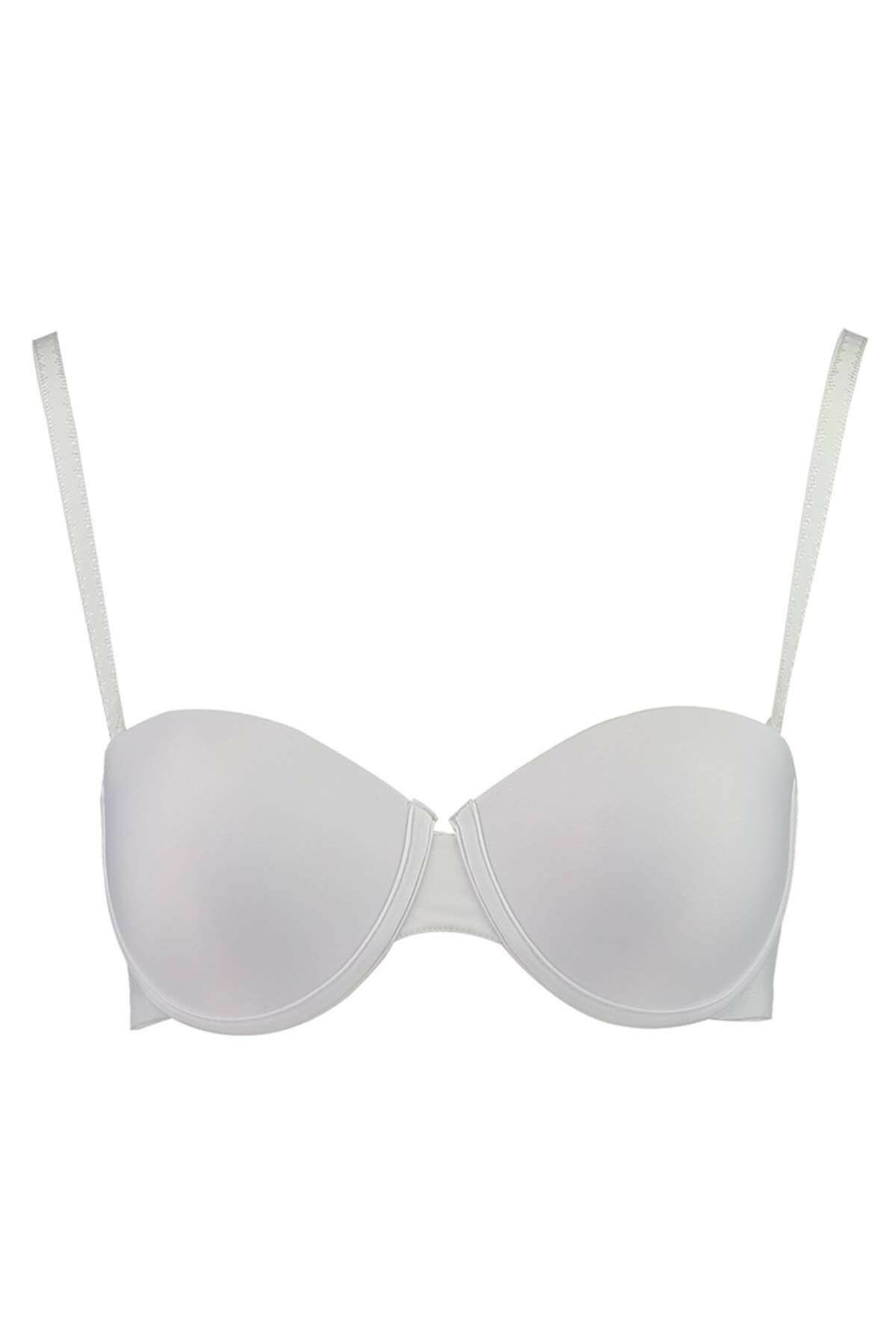 Dantel Detaylı Dolgusuz Sütyen Orkide 4550 - Beyaz
