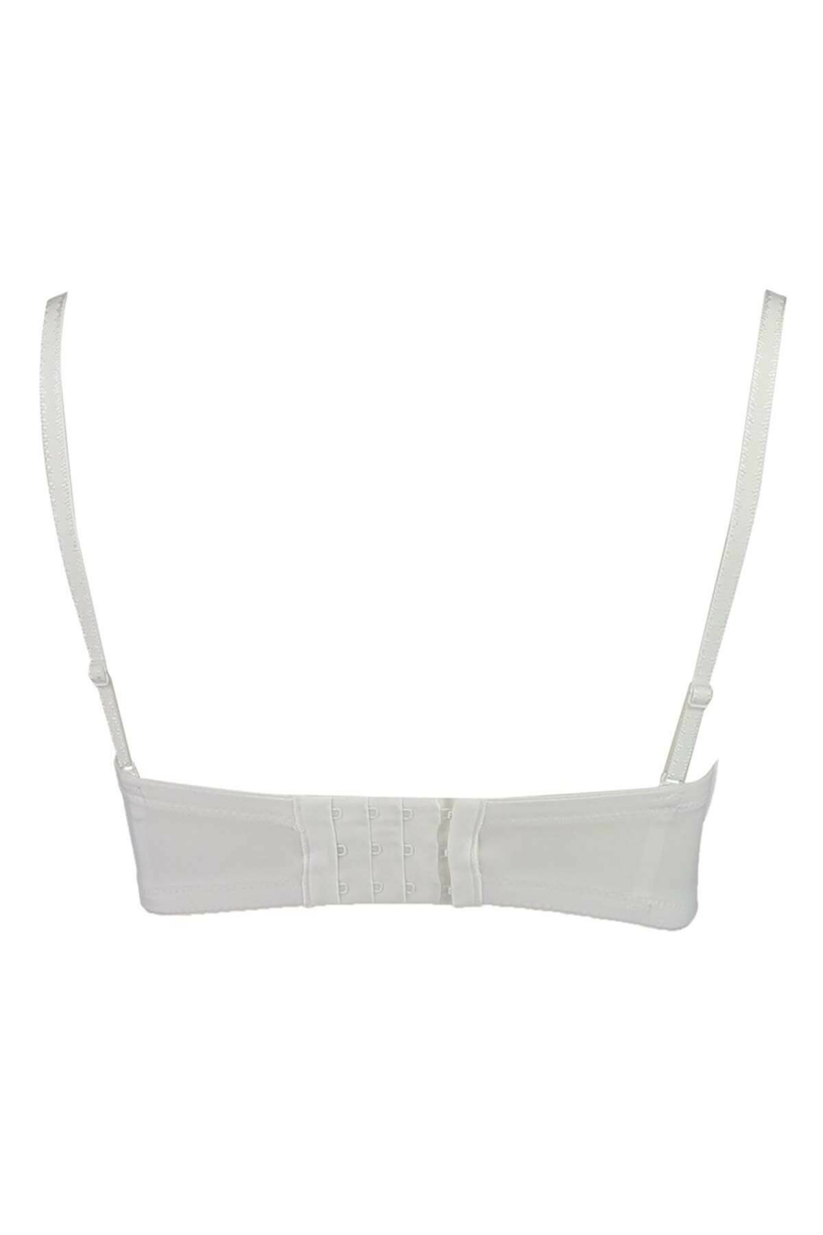 Dantel Detaylı Dolgusuz Sütyen Orkide 4550 - Beyaz