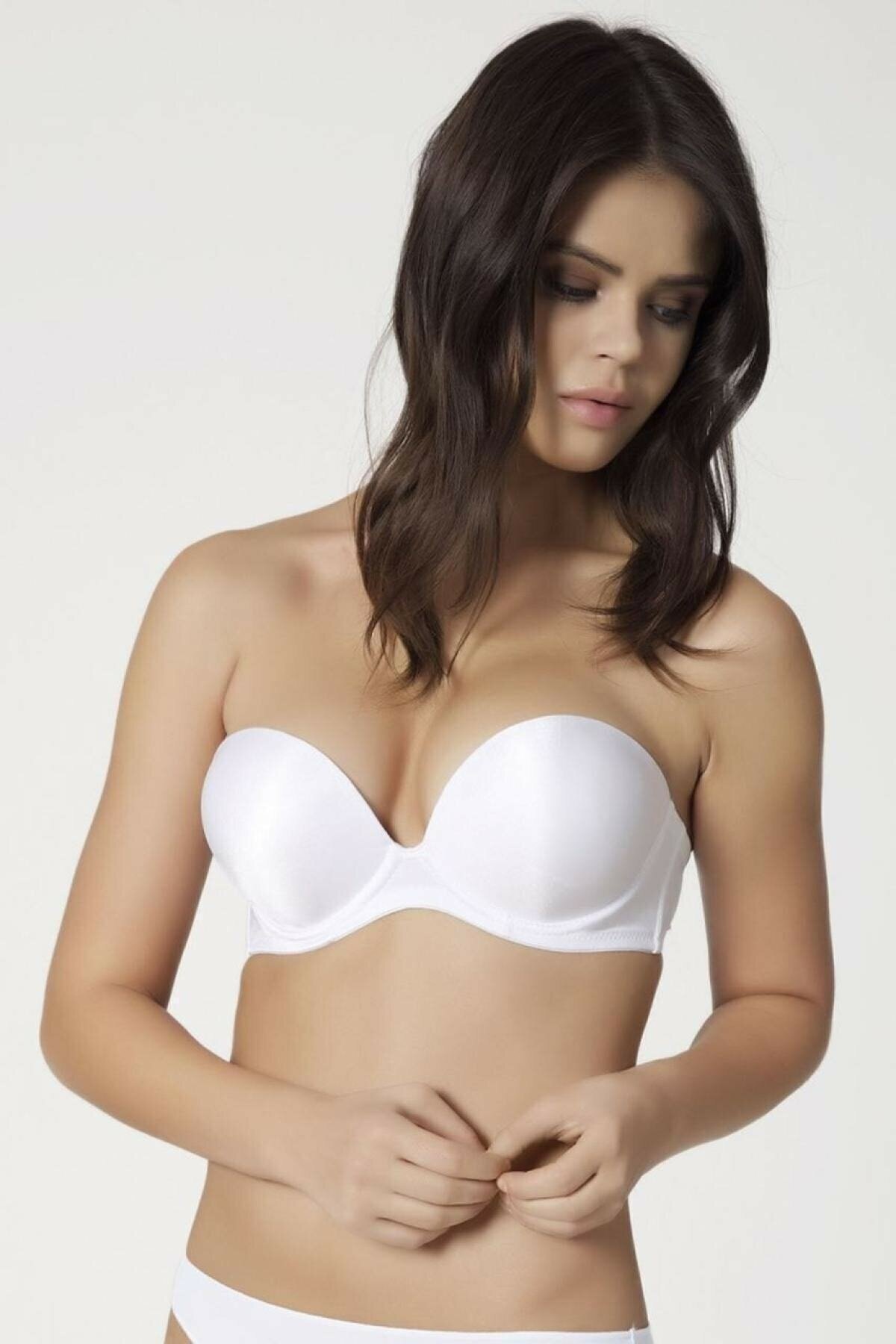 Orkide Şeffaf Dantelli Sütyen Orkide 1234 - Görsel 3