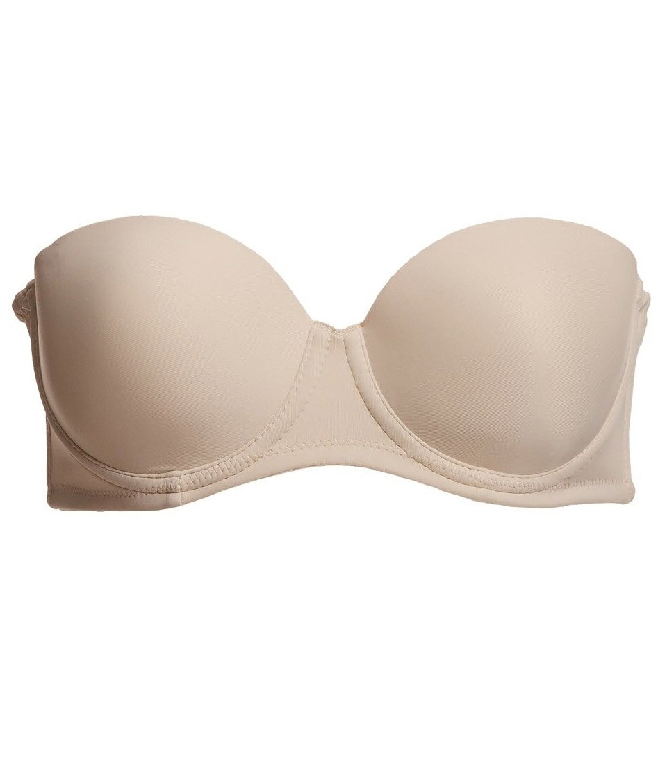 Pierre Cardin Carine Straplez Push Up Destekli Askısız Tek Sütyen 6025 - Ten