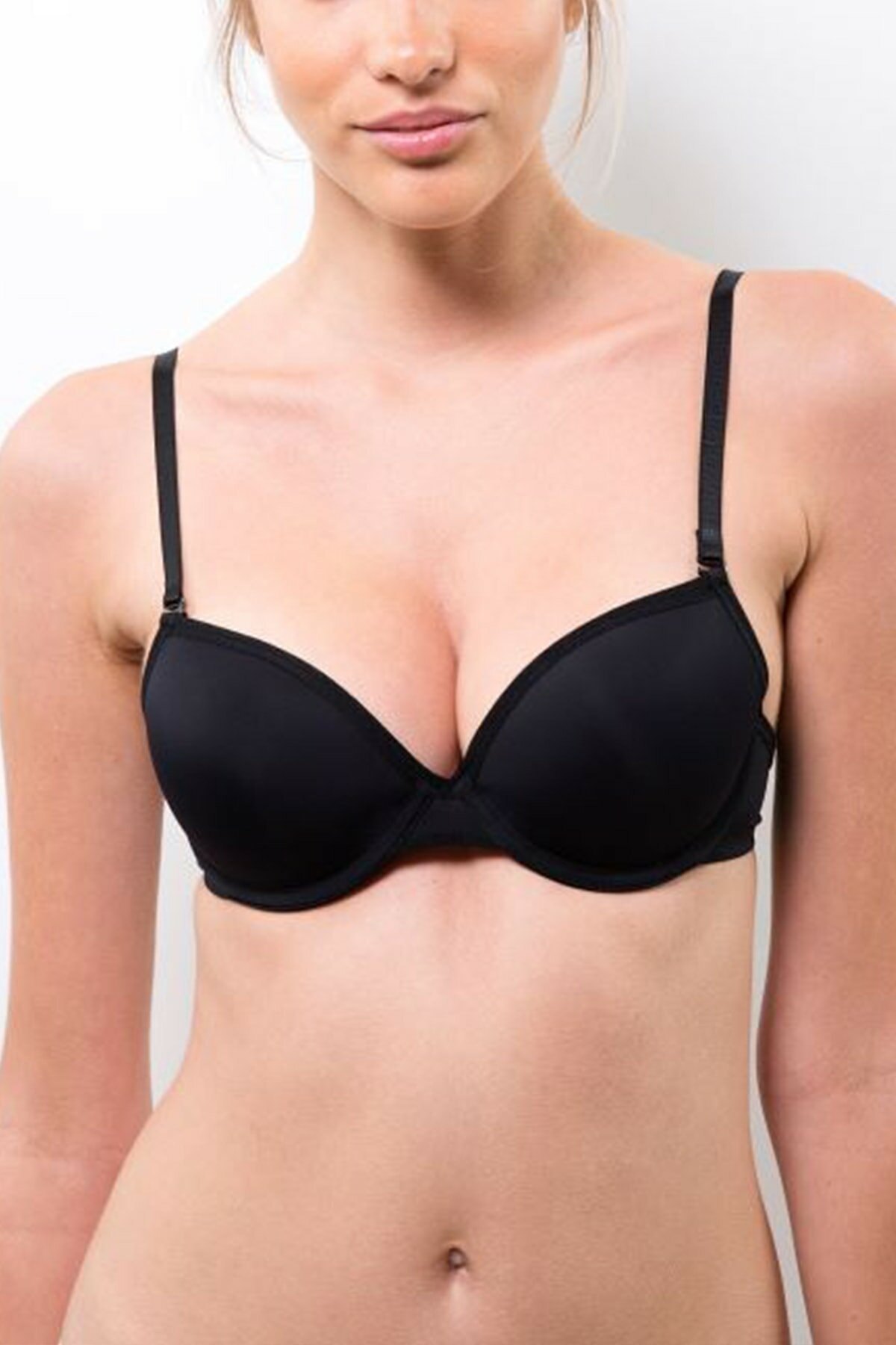 Pierre Cardin Mia Boş Kap Desteksiz Tek Sütyen 6010 - Siyah
