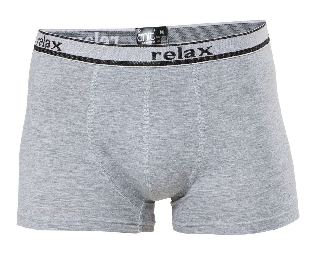 Esnek Bel Lastiği Pamuk Boxer Anıt 1268 - Gri