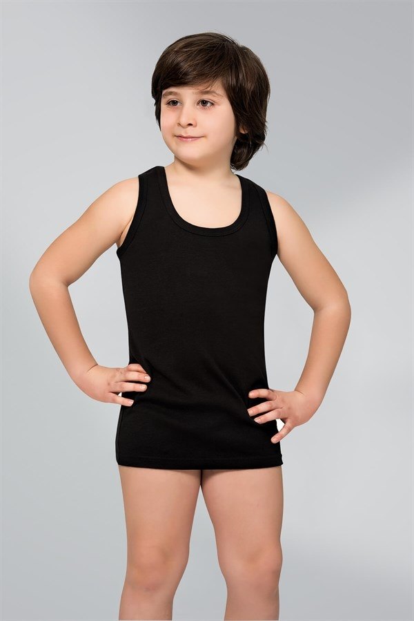 Namaldı Dayanıklı Pamuklu Ribana Erkek Çocuk Atlet Namaldı 307 - Görsel 2