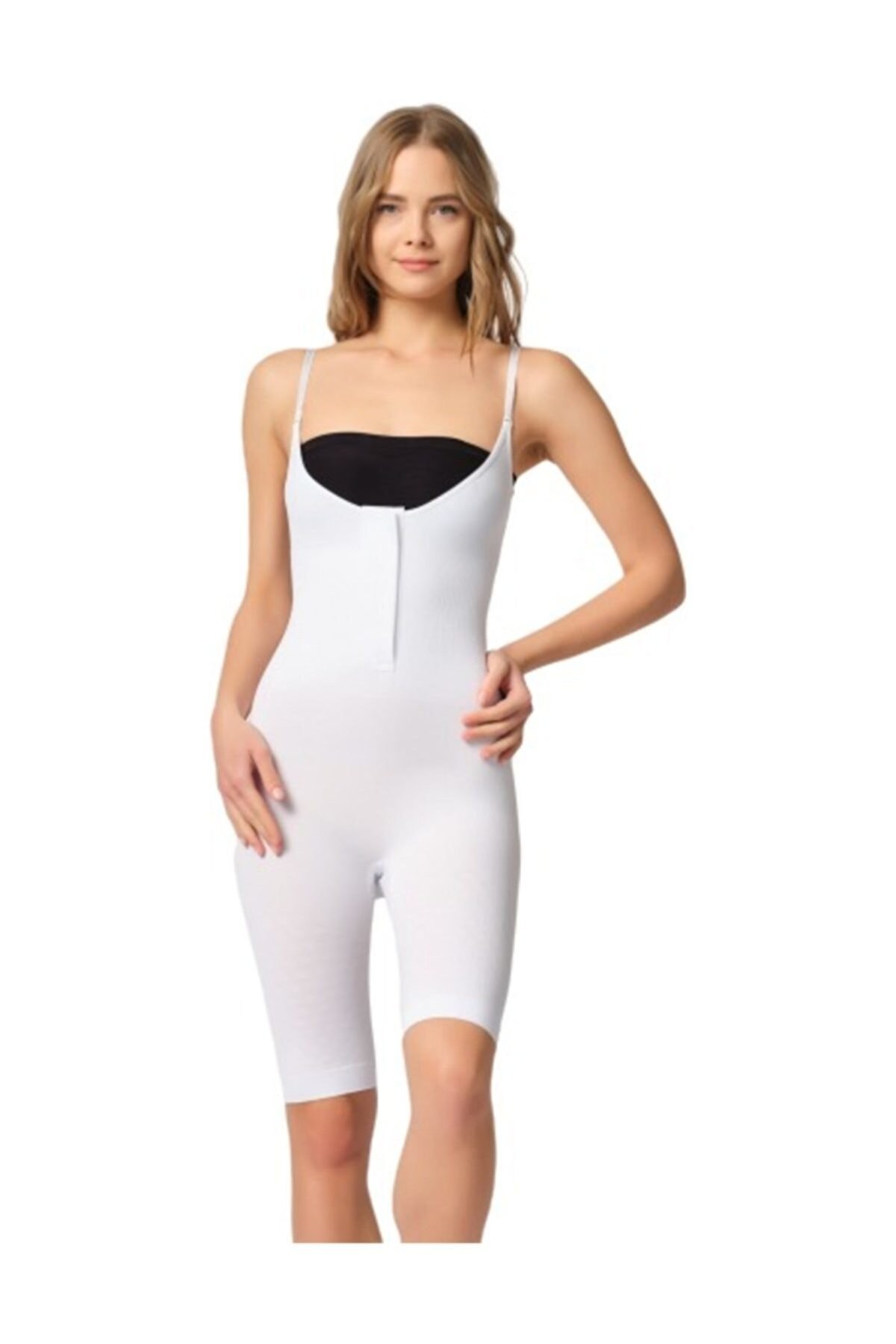 Dikişsiz Yüksek Bel Korse Polyamid Emay 2093 - Beyaz