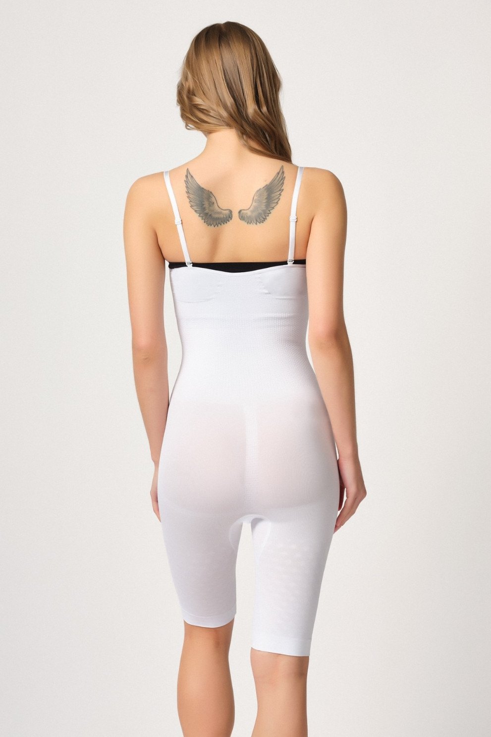 Dikişsiz Yüksek Bel Korse Polyamid Emay 2093 - Beyaz