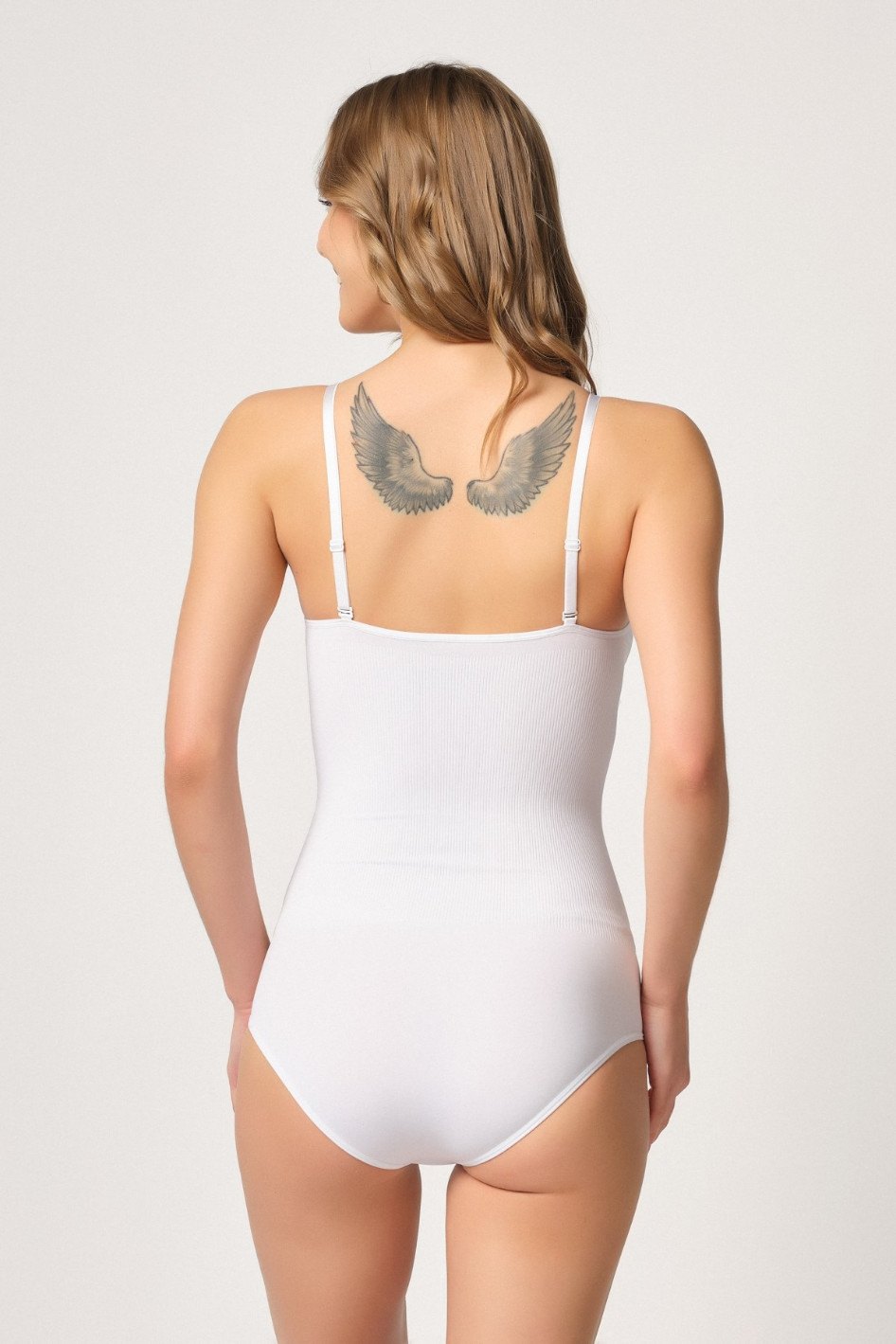 Tek Parça Çıtçıtlı Toparlayıcı Body Emay 1925 - Beyaz