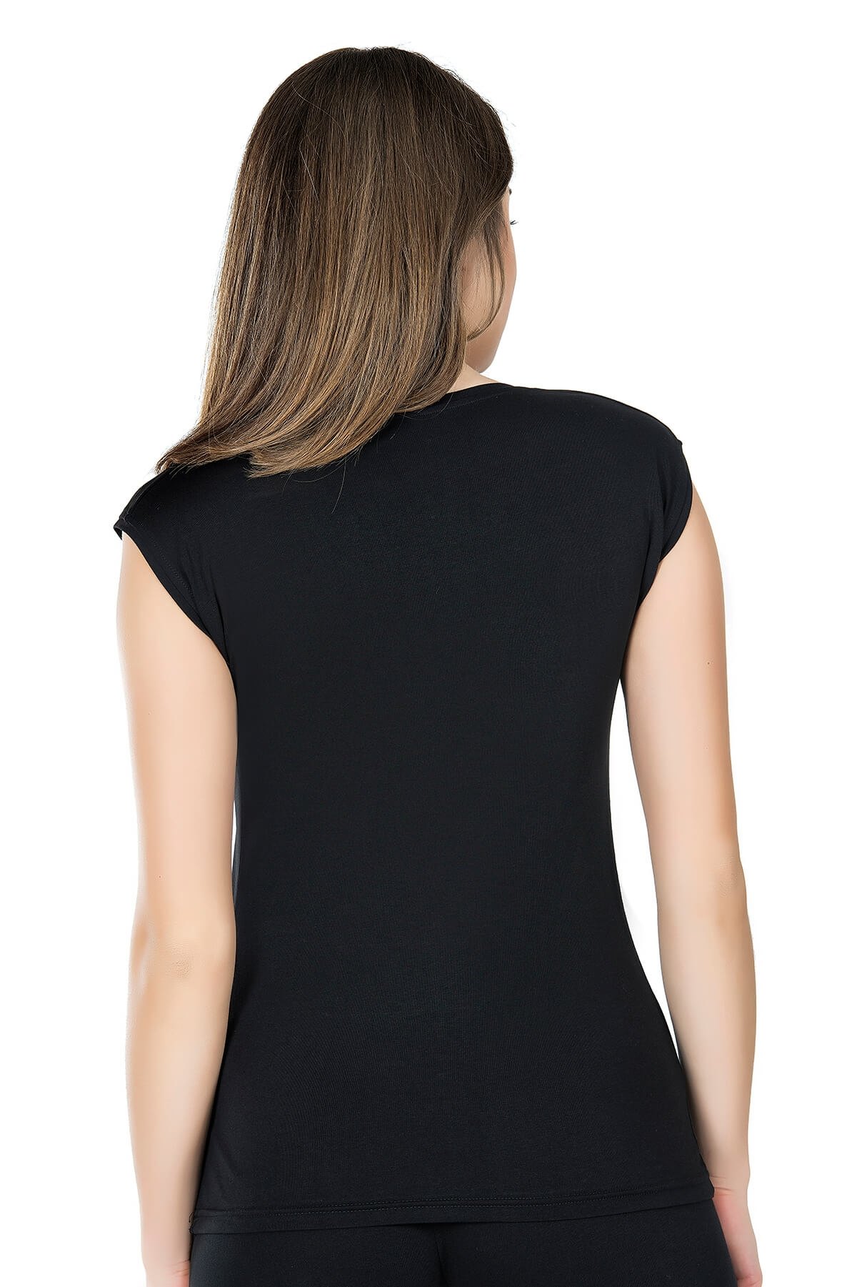 Tek Parça Kesim Çıtçıtlı Body Derya Kurşun 218 - Siyah