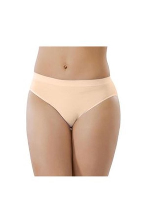 Dikişsiz Pamuklu Slip Külot Sistina 730 - Ten