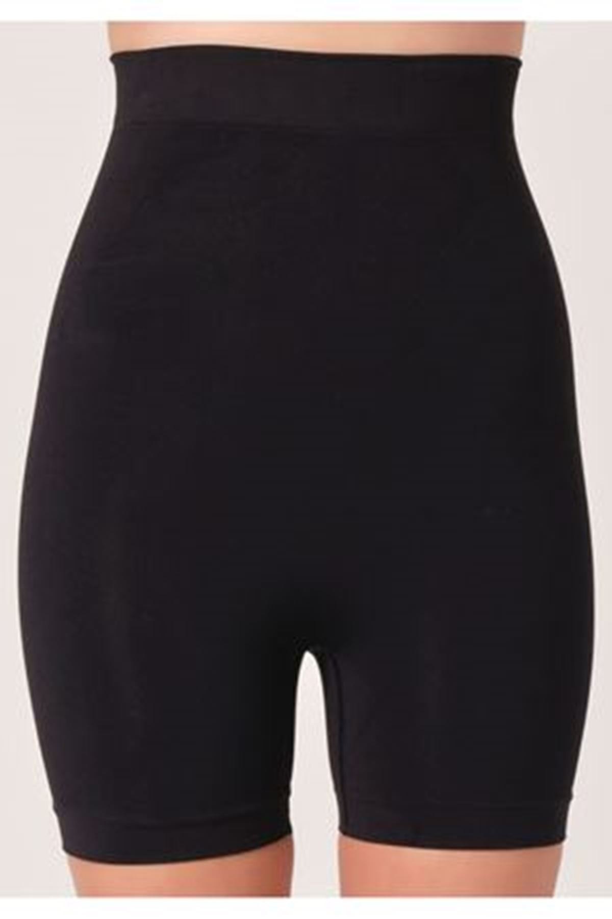 Dikişsiz Yapı ile Bel ve Karın Toplayıcı Korse Sistina 760 - Siyah