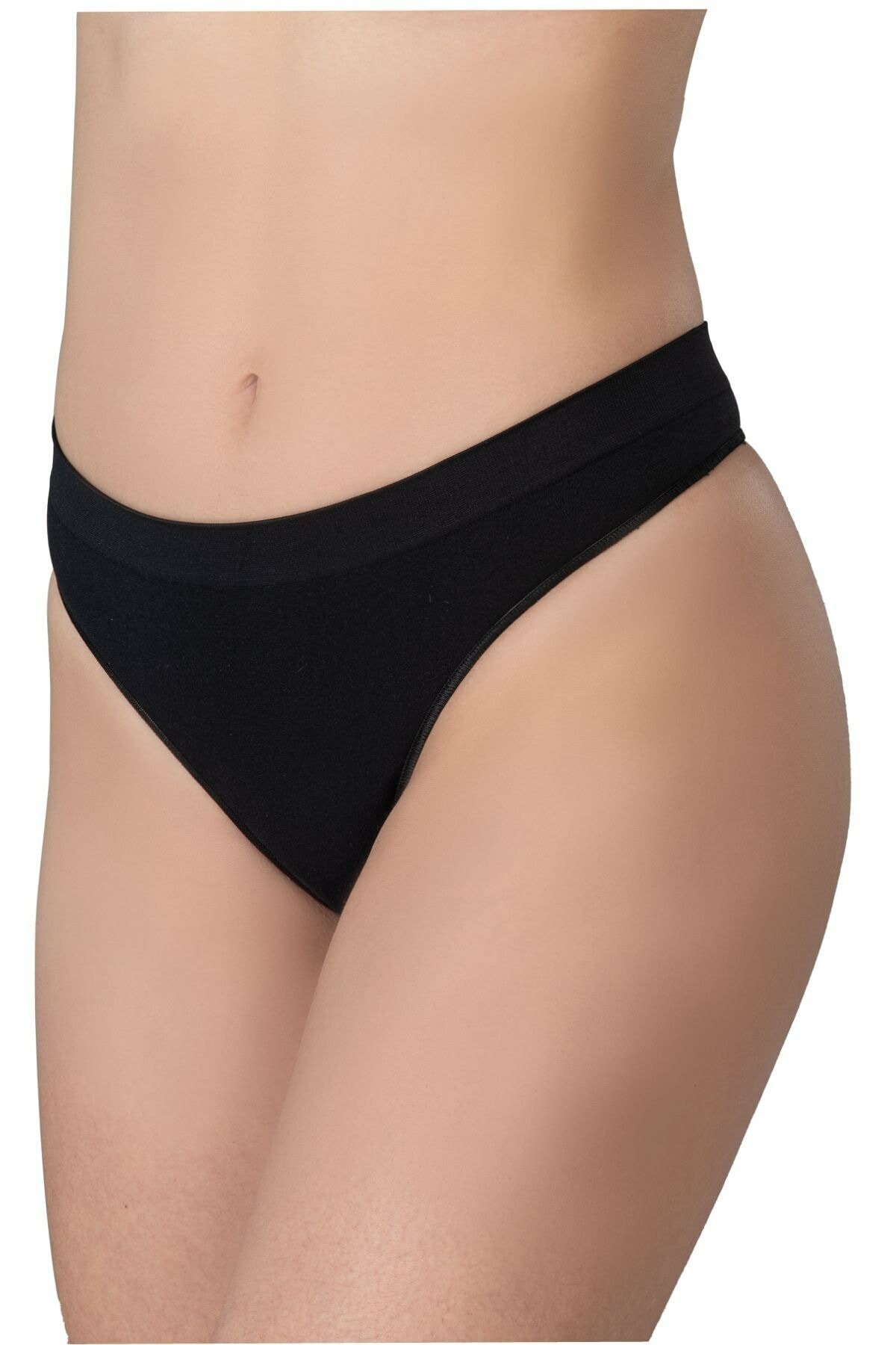 İnce İp Detaylı String Külot Emay 3010 - Siyah