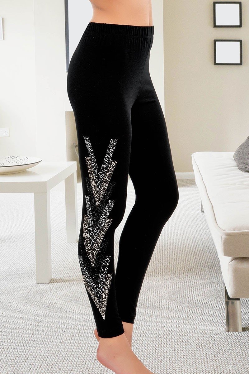 Yüksek Bel Esnek Kapri Tayt Lady 8106 - Görsel