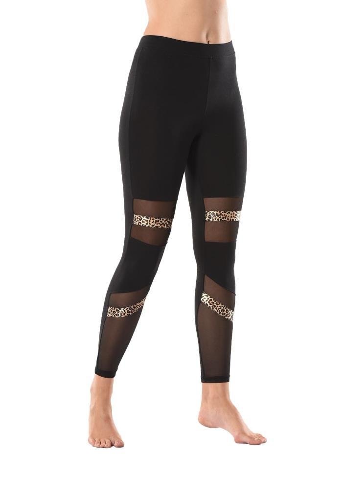 Yüksek Bel Esnek Tayt Derya 0582 - Siyah