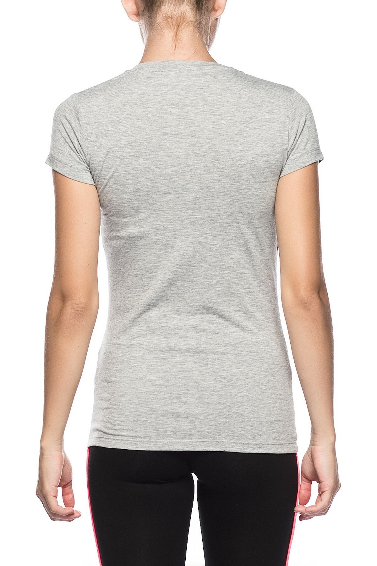 Pamuk Modal Esnek Body Us. POLO 66004 - Gri Melanj