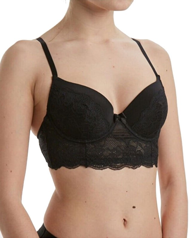 Dantel Detaylı Sütyen Siyah X-Lady 4017 - Siyah