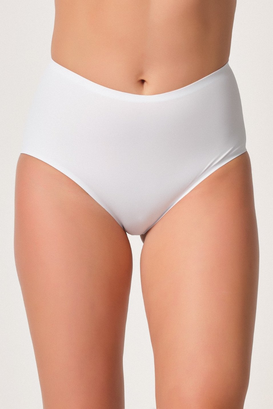 Uzun Paça Yapıştırma Brezilya Lazer Slip Emay 2804 - Beyaz