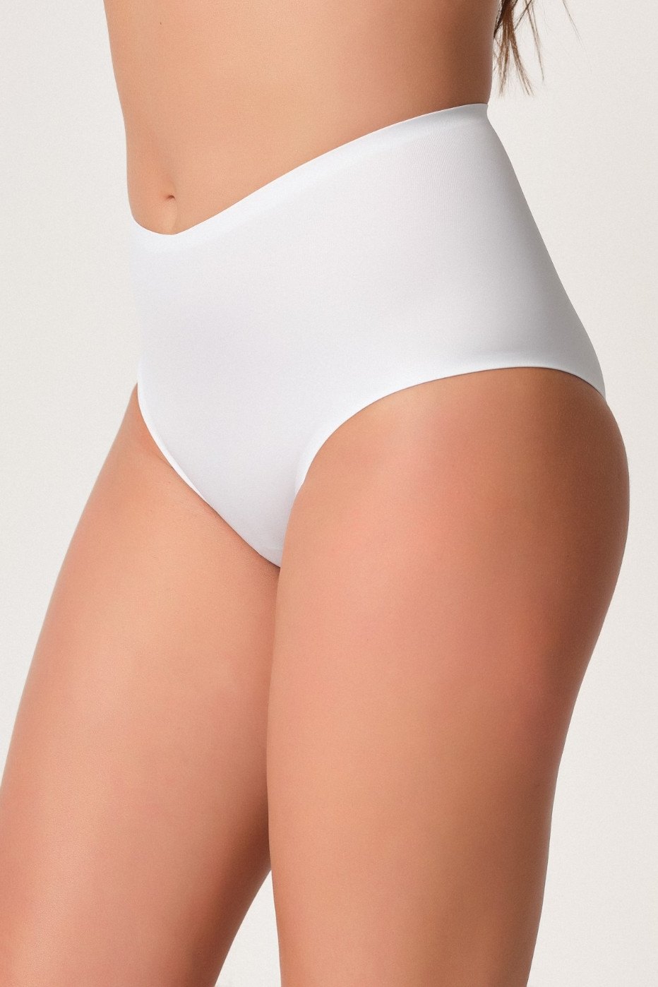 Uzun Paça Yapıştırma Brezilya Lazer Slip Emay 2804 - Beyaz