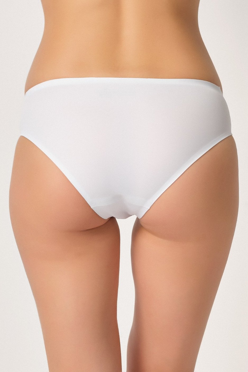 Yüksek Pamuk Oranı Lazer Kesim Slip Külot Emay 2803 - Beyaz