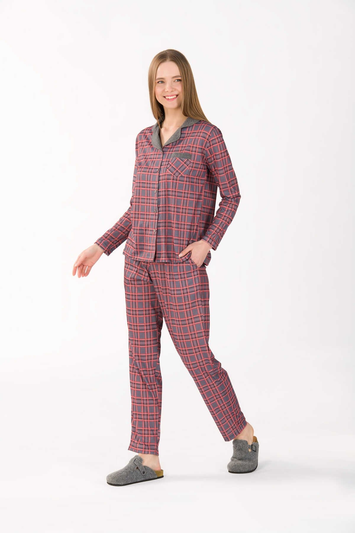 Yeni İnci Viskon 2'li Kadın Pijama Takımı Yeni İnci 1760