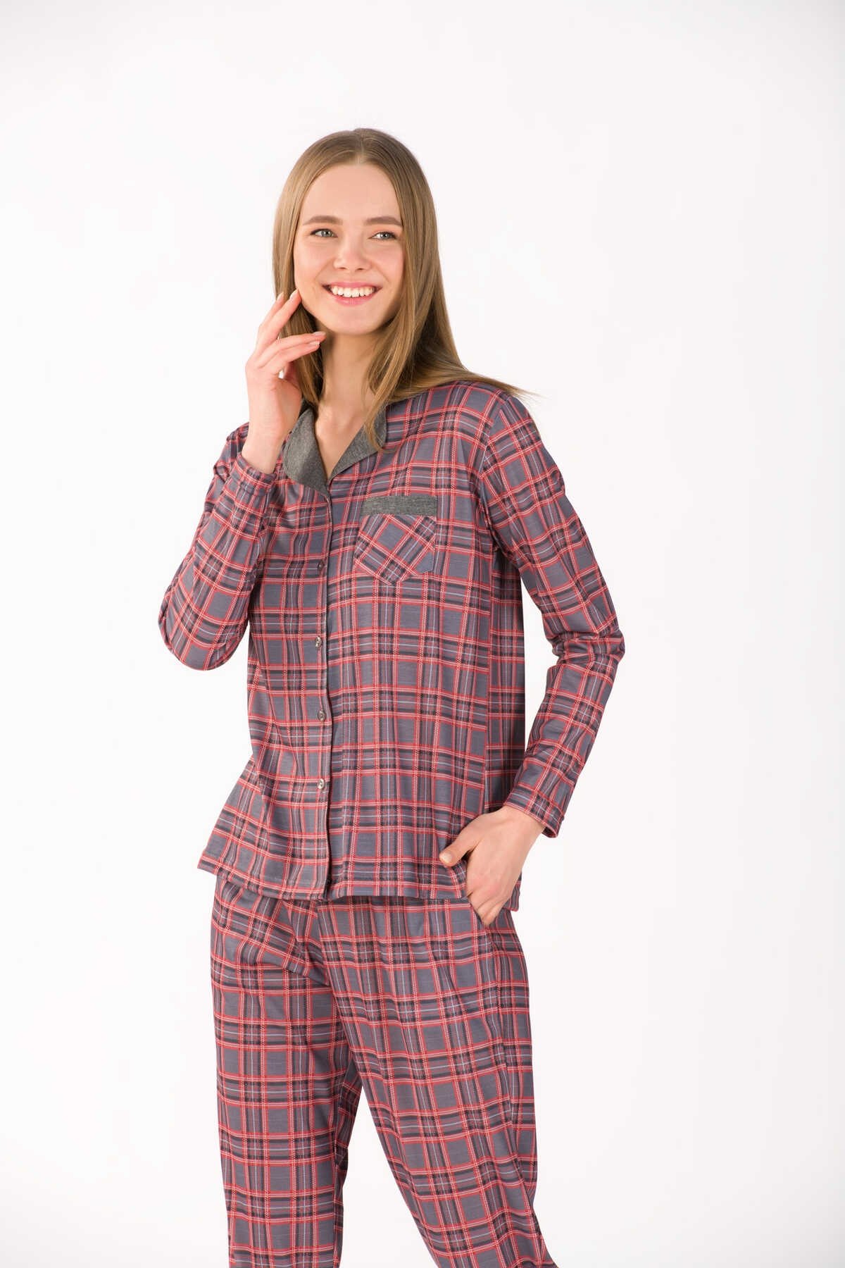 Yeni İnci Viskon 2'li Kadın Pijama Takımı Yeni İnci 1760 - Görsel 2