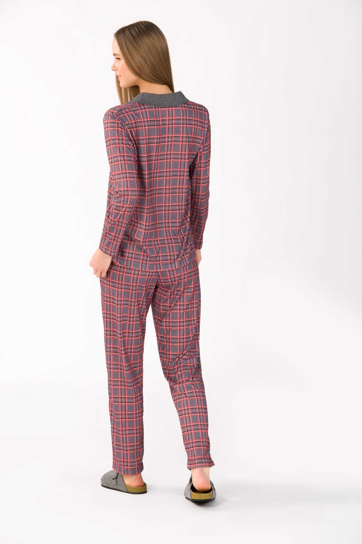 Yeni İnci Viskon 2'li Kadın Pijama Takımı Yeni İnci 1760 - Görsel 3