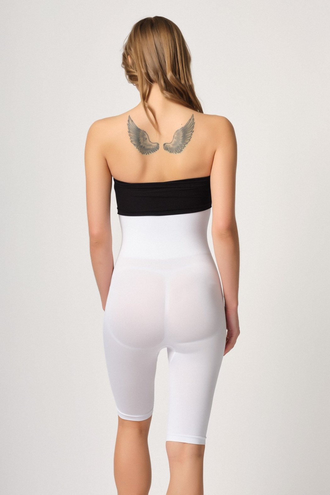 Yüksek Bel Kompresyonlu Korse Emay 2044 - Beyaz