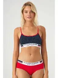 Balensiz Dantel Detaylı Büstiyer Takım Us. POLO Assn. 66252