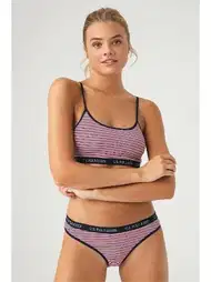 Pamuklu Dantel Detaylı Balensiz Büstiyer Takımı Us. POLO Assn. 66250