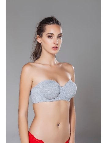 Dantel Detaylı Desteksiz Sütyen Moonlight 2161