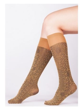 Düşük Denye Desenli Dizaltı Çorap Daymod 1222114