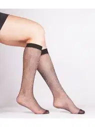 Düşük Denye Simli Dizaltı Çorap Daymod 1227003