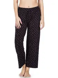 Desenli Geniş Paça Pantolon Derya 025