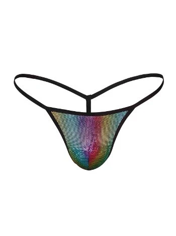 Polyamid Elastan Çok Renkli Parlak Tanga String Doreanse 1300 - 2