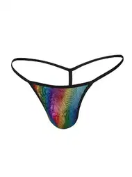 Polyamid Elastan Çok Renkli Parlak Tanga String Doreanse 1300