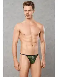 Elastan Destekli Polyester Erkek String Tanga Doreanse 1260