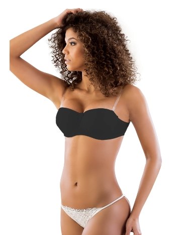 Sırtı Şeffaf Straplez Destekli Sütyen Emay B702