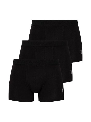 Pamuklu Modal Esnek Bel Boxer 3'lü Set Us. POLO Assn. 80173
