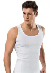 Fitilli Kaşkorse Atlet  %62 Bamboo, Viskon, Lycra Lüx DRM 156