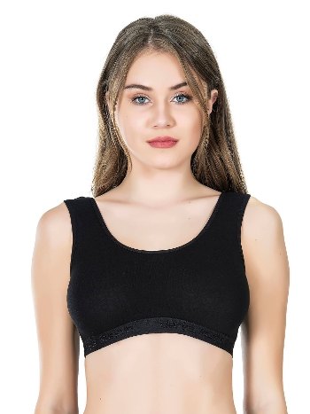 Hafif Kompresyon Geniş Askılı Sporcu Sütyen Derya Kurşun 524