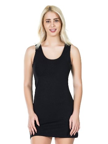 Tam Boy Geniş Askılı Kombinezon Derya Kurşun 963