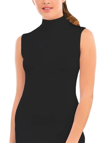Tek Parça Kesim Boğazlı Sıfır Kol Modal Body İMER 1261