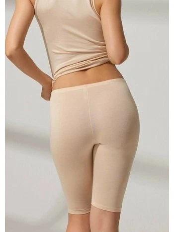 Yüksek Bel Esnek Modal Kısa Tayt İMER 4337 - 2