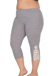 Yüksek Bel Esnek Kapri Tayt Lady 1112