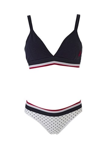 Balenli Dantel Detaylı Kadın Büstiyer Sütyen Takım Us. POLO Assn. 66253