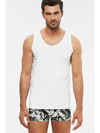 Kom Erkek 2'li Atlet - Henry Askılı 2 li Basic Erkek Atlet