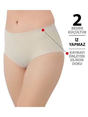 Dikişsiz Yüksek Bel Toparlayıcı Külot Form Angel 2204