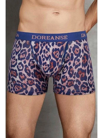 Modal Leopink Baskılı Normal Paça Boxer Doreanse 1801