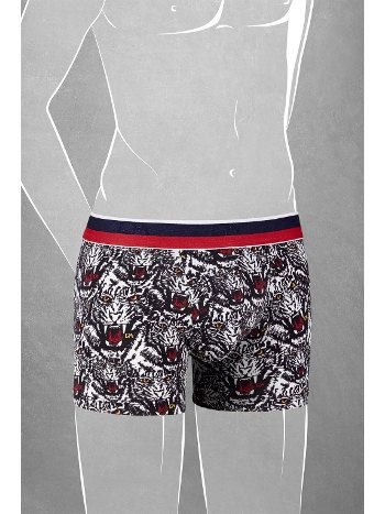Modal Kaplan Baskılı Normal Paça Boxer Doreanse 610