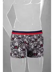 Modal Kaplan Baskılı Normal Paça Boxer Doreanse 610