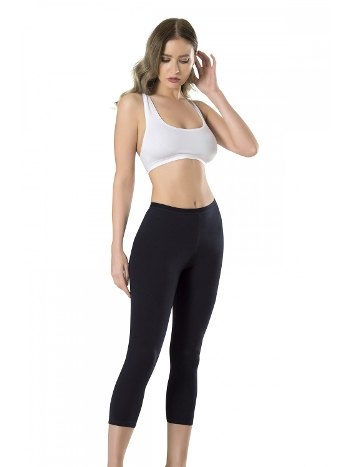 Yüksek Bel Esnek Modal Kapri Tayt Fabony 1040